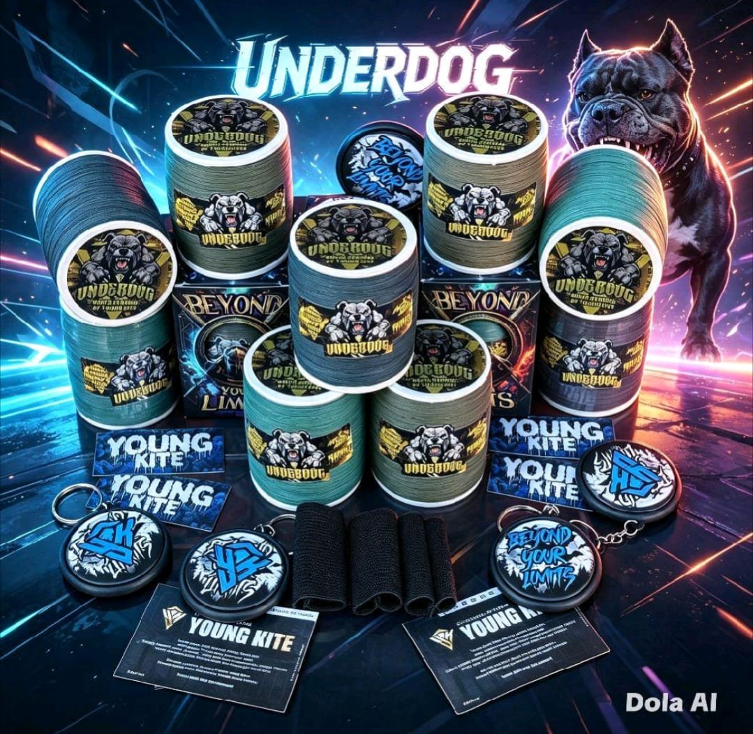Gelasan UNDERDOG Matot Abu import Tekstur Halus Berasa Cocok untuk Pemain Tarik Dan Jepret