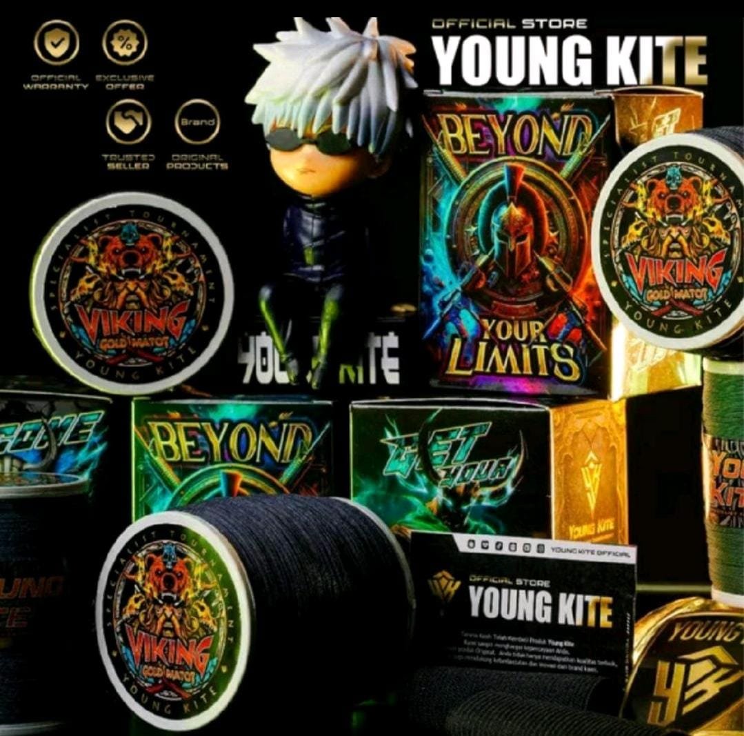 Gelasan VIKING Matot bahan gold By Young Kite Spesial Daily & Tournament Kuat dan Super Tajam
